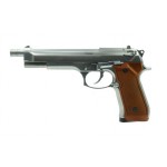 Страйкбольный пистолет WE M92 Long GBB Gas Full metal Chrome 6mm 25BBs [WE-M006]